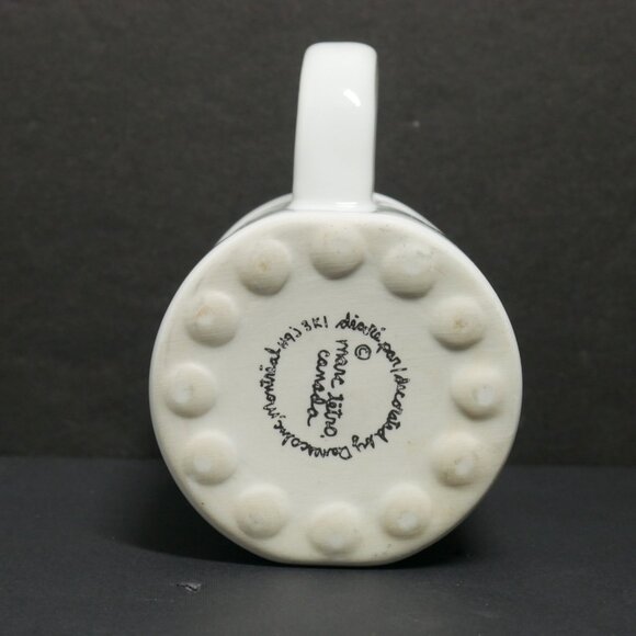 Marc Tetro Coffee Tea Mug Huskies Sled Dogs Blue Eyes Danesco Montreal Canada - Picture 5 of 5